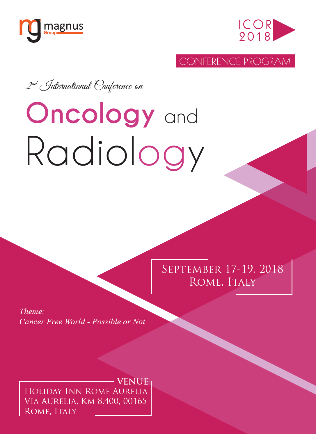 2nd Edition of  International Conference on Oncology and Radiology Program