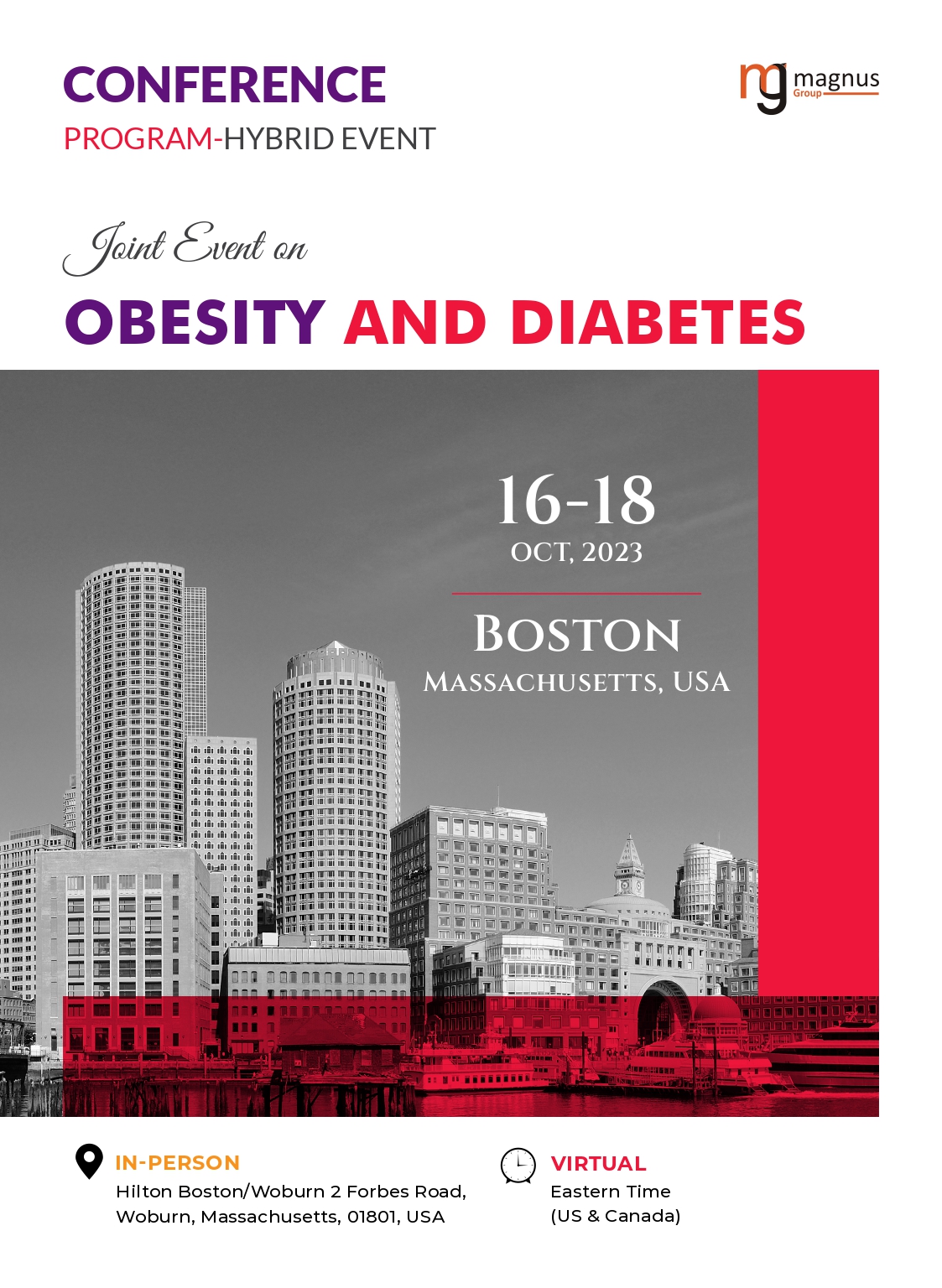 World Obesity and Weight Management Congress | Boston, Massachusetts, USA Program